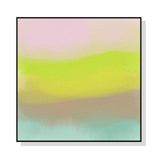 Darrahopens Home & Garden > Wall Art 100cmx100cm Colorful Watercolor Black Frame Canvas Wall Art