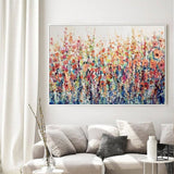 Darrahopens Home & Garden > Wall Art 40cmx60cm Flourish Of Spring White Frame Canvas Wall Art