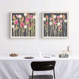 Darrahopens Home & Garden > Wall Art Wall Art 100cmx100cm Laurels Lollies 2 Sets Wood Frame Canvas