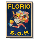 Darrahopens Home & Garden > Wall Art Wall Art 100cmx150cm Florio S.O.M Black Frame Canvas