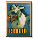 Darrahopens Home & Garden > Wall Art Wall Art 100cmx150cm Irradio Cinzano Black Frame Canvas