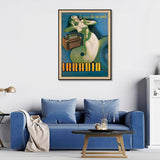 Darrahopens Home & Garden > Wall Art Wall Art 100cmx150cm Irradio Cinzano Black Frame Canvas