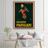 Darrahopens Home & Garden > Wall Art Wall Art 100cmx150cm Maccheroni Pianiciani Black Frame Canvas