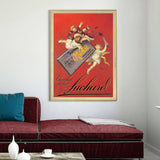 Darrahopens Home & Garden > Wall Art Wall Art 100cmx150cm Milka chocolates by Suchard Gold Frame Canvas