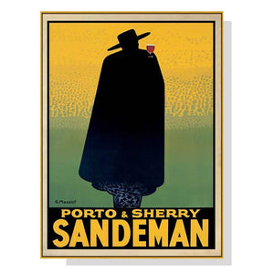 Darrahopens Home & Garden > Wall Art Wall Art 100cmx150cm Sandeman Gold Frame Canvas