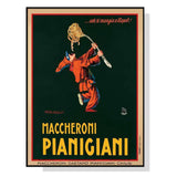 Darrahopens Home & Garden > Wall Art Wall Art 90cmx135cm Maccheroni Pianiciani Black Frame Canvas