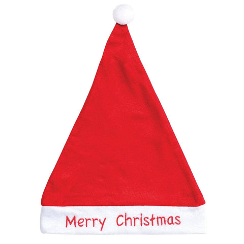 Darrahopens Men's Fashion > Accessories Christmas Unisex Adults Kids Novelty Hat Xmas Party Cap Santa Costume Dress Up, Santa Hat - Merry Christmas