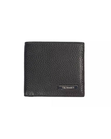 Darrahopens Men's Fashion > Accessories Embossed Leather Mens Wallet with Book Opening One Size Men