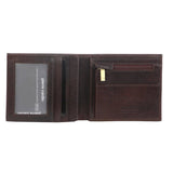 Darrahopens Men's Fashion > Accessories Pierre Cardin Mens Wallet Tri Fold Leather w/ RFID Protection - Chocolate