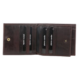 Darrahopens Men's Fashion > Accessories Pierre Cardin Mens Wallet Tri Fold Leather w/ RFID Protection - Chocolate