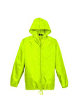 Darrahopens Men's Fashion > Coats & Jackets 3pc Set Adult Spray Jacket Outdoor Rain Hi Vis Poncho Waterproof - Fluoro Lime