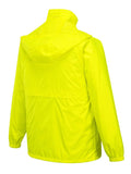 Darrahopens Men's Fashion > Coats & Jackets HUSKI STRATUS RAIN JACKET Waterproof Workwear Concealed Hood Windproof Packable - Yellow Fluro - 5XL