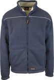 Darrahopens Men's Fashion > Coats & Jackets Mens Full Zip Sherpa Polar Fleece Jumper Lined Warm Winter Jacket Pullover  - L