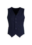 Darrahopens Men's Fashion > Coats & Jackets Mens Peaked Vest Waistcoat w/ Knitted Back Suit Formal Wedding Dress Up - Charcoal - 102