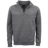 Darrahopens Men's Fashion > Coats & Jackets New Men's Unisex Adult Half-Zip Fleece Jumper Pullover Stand Collar Jacket Shirt, Dark Grey, M