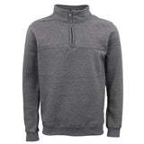 Darrahopens Men's Fashion > Coats & Jackets New Men's Unisex Adult Half-Zip Fleece Jumper Pullover Stand Collar Jacket Shirt, Dark Grey, M