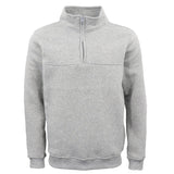 Darrahopens Men's Fashion > Coats & Jackets New Men's Unisex Adult Half-Zip Fleece Jumper Pullover Stand Collar Jacket Shirt, Light Grey, 2XL