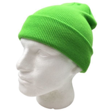 Darrahopens Men's Fashion > Hats & Caps PLAIN BEANIE Unisex Mens Womens Winter Warm Hat Ski Cap Knit One Size - Fluro Green