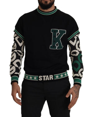 Darrahopens Men's Fashion > Knitwear & Sweaters 100% Authentic Dolce & Gabbana Crewneck Pullover Sweater with Logo Details XS Men