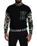 Darrahopens Men's Fashion > Knitwear & Sweaters 100% Authentic Dolce &amp; Gabbana Crewneck Pullover Sweater with Logo Details XS Men