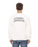 Darrahopens Men's Fashion > Knitwear & Sweaters Logo Print Crewneck Sweatshirt with Ribbed Cuffs M Men