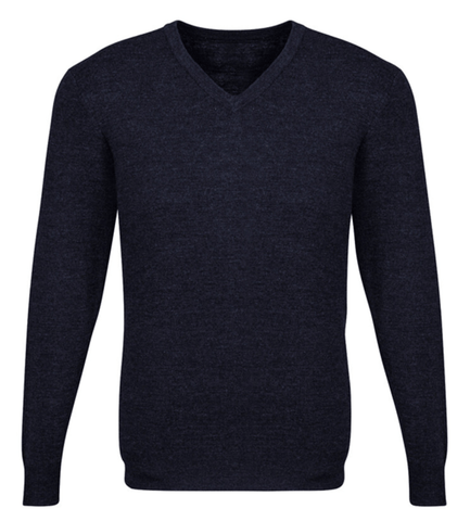 Darrahopens Men's Fashion > Knitwear & Sweaters Mens Advatex Varesa Wool Pullover Jumper Cardigan - Navy - S