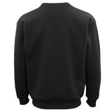 Darrahopens Men's Fashion > Knitwear & Sweaters New Adult Unisex Plain Pullover Fleece Jumper Mens Long Sleeve Crew Neck Sweater, Black, 2XL