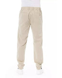 Darrahopens Men's Fashion > Pants & Chinos Front Zipper and Button Closure Chino Trousers with Side and Back Pockets 44 IT Men