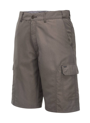 Darrahopens Men's Fashion > Shorts HUSKI Cargo Shorts Mens Cascade Microfibre Flexi Fit Short Army Military 515206 - Clay - 4XL (112cm Waist)