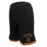 Darrahopens Men's Fashion > Shorts Men's Basketball Sports Shorts Gym Jogging Swim Board Boxing Sweat Casual Pants, Black - Los Angeles 6, S