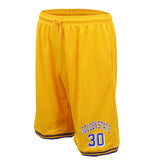 Darrahopens Men's Fashion > Shorts Men's Basketball Sports Shorts Gym Jogging Swim Board Boxing Sweat Casual Pants, Blue - Golden State 30, 2XL