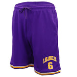 Darrahopens Men's Fashion > Shorts Men's Basketball Sports Shorts Gym Jogging Swim Board Boxing Sweat Casual Pants, Purple - Los Angeles 6, 2XL