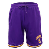 Darrahopens Men's Fashion > Shorts Men's Basketball Sports Shorts Gym Jogging Swim Board Boxing Sweat Casual Pants, Purple - Los Angeles 6, 2XL