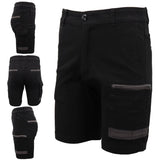 Darrahopens Men's Fashion > Shorts Mens Cargo Cotton Drill Work Shorts UPF 50+ 13 Pockets Tradies Workwear Trousers, Navy, 30