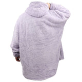 Darrahopens Men's Fashion > Sleepwear Oversized Soft Pullover Plain Hoodie Warm Fleece Blanket Plush Winter Sweatshirt, Avocado, Adult