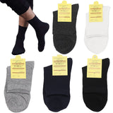 Darrahopens Men's Fashion > Socks 10 Pairs Men's Women's Cotton Breathable Crew Length Socks Work Business Cushion, Black