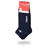 Darrahopens Men's Fashion > Socks Kappa Mens Ankle Socks - Navy - 1 Pack of 3 - EU 42-44