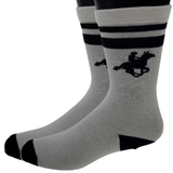 Darrahopens Men's Fashion > Socks U.S. Polo Assn. Livergy Mens Crew Socks - White/Navy - 1 Pack of 3 Pairs - EU 43-46