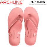 Darrahopens Men's Fashion > Thongs & Sandals ARCHLINE Orthotic Thongs Arch Support Shoes Flip Flops - Pastel Pink - EUR 35