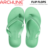 Darrahopens Men's Fashion > Thongs & Sandals ARCHLINE Orthotic Thongs Arch Support Shoes Footwear Flip Flops - Dew Green - EUR 35