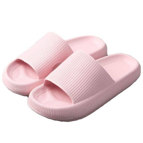 Darrahopens Men's Fashion > Thongs & Sandals Pillow Slides Sandals Non-Slip Ultra Soft Slippers Cloud Shower EVA Home Shoes, Pink, 36/37