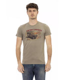 Darrahopens Men's Fashion > Tops & T-shirts Front Print Round Neck T-Shirt 2XL Men