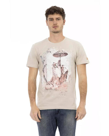 Darrahopens Men's Fashion > Tops & T-shirts Front Print Short Sleeve T-shirt with Round Neck L Men