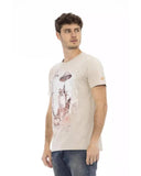 Darrahopens Men's Fashion > Tops & T-shirts Front Print Short Sleeve T-shirt with Round Neck L Men