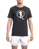 Darrahopens Men's Fashion > Tops & T-shirts Front Print T-Shirt with Logo Detail L Men