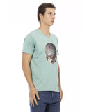 Darrahopens Men's Fashion > Tops & T-shirts Front Print V-Neck Short Sleeve T-shirt 2XL Men