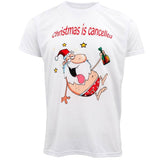 Darrahopens Men's Fashion > Tops & T-shirts New Funny Adult Xmas Christmas T Shirt Tee Mens Womens 100% Cotton Jolly Ugly, Christmas Is Cancelled, L