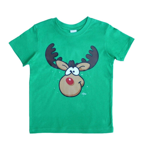 Darrahopens Men's Fashion > Tops & T-shirts New Funny Adult Xmas Christmas T Shirt Tee Mens Womens 100% Cotton Jolly Ugly, Reindeer (Green), S