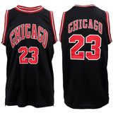 Darrahopens Men's Fashion > Tops & T-shirts New Men's Basketball Jersey Sports T Shirt Tee Vest Tops Gym Chicago Los Angeles, Black - Chicago 23, 2XL