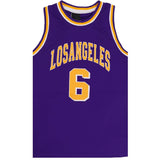 Darrahopens Men's Fashion > Tops & T-shirts New Men's Basketball Jersey Sports T Shirt Tee Vest Tops Gym Chicago Los Angeles, Purple - Los Angeles 6, M